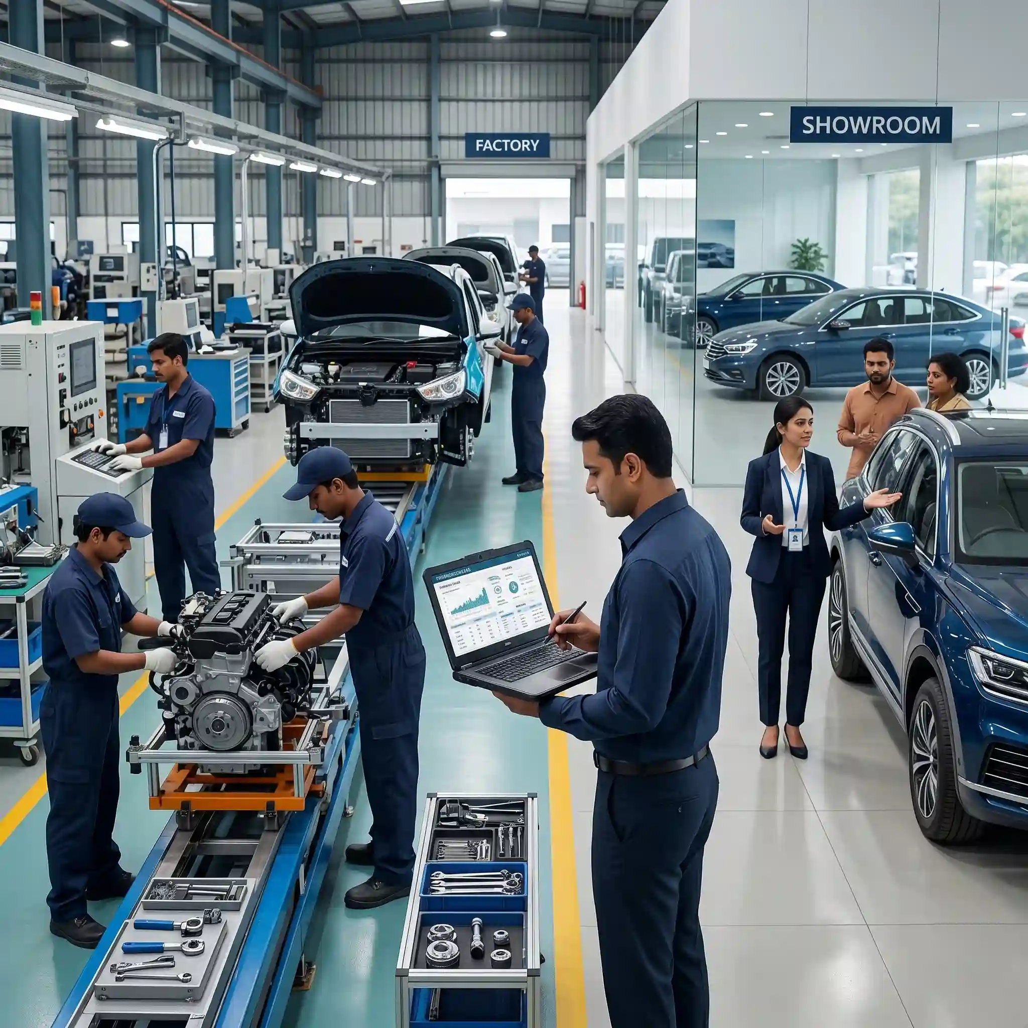 Automobile industry payroll